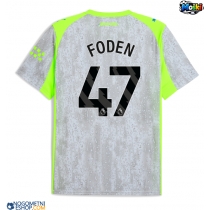 Moški Nogometni dresi Manchester City Phil Foden #47 Tretji 2025-26 Kratek Rokav